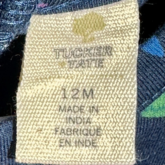 Tucker & Tate NWT Holiday Tree Ruffle Dress and Bloomers 2pc set Size 12M - Picture 4 of 13